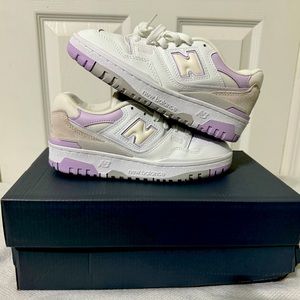 New Balance 550 PSB550WK Kids Purple White Sneaker Shoes Size US 4Y